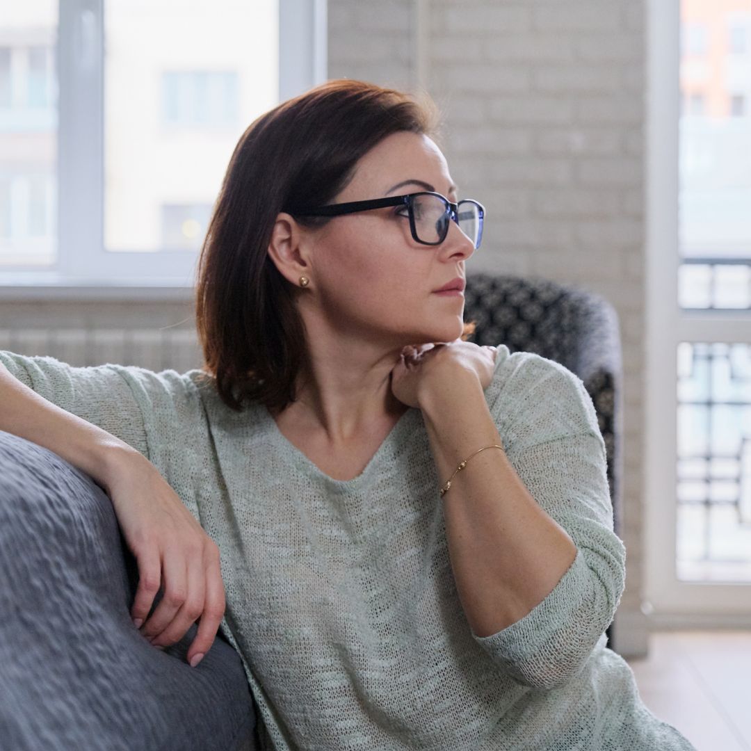 person with anxiety