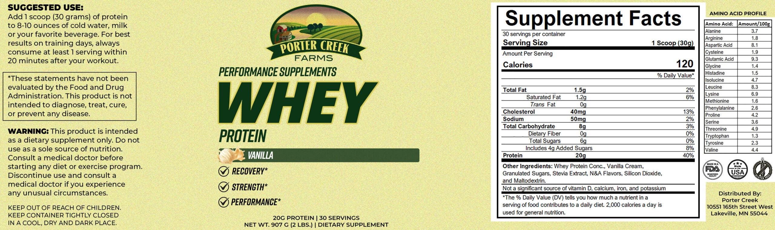 Vanilla Whey Powder - Image 2